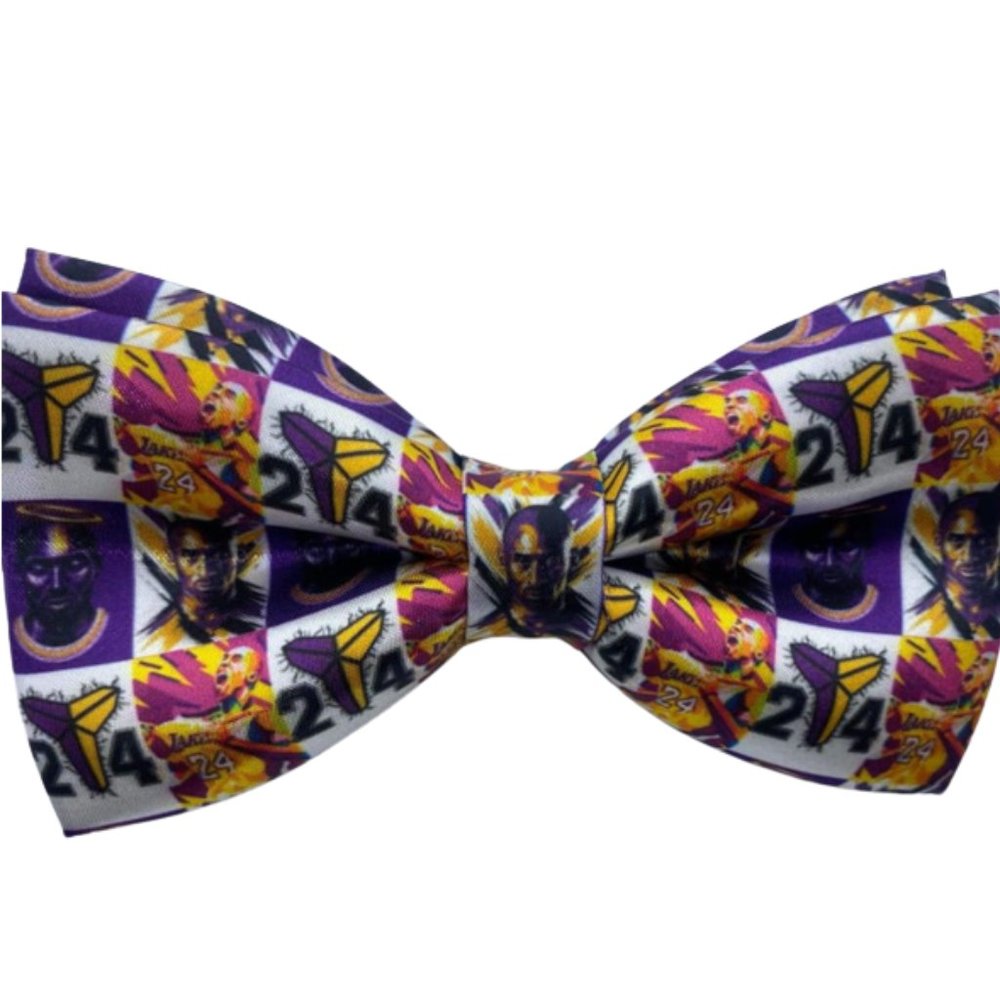 Kobe Bryant bow tie , Black Mamba Kobe Bryant custom bow tie